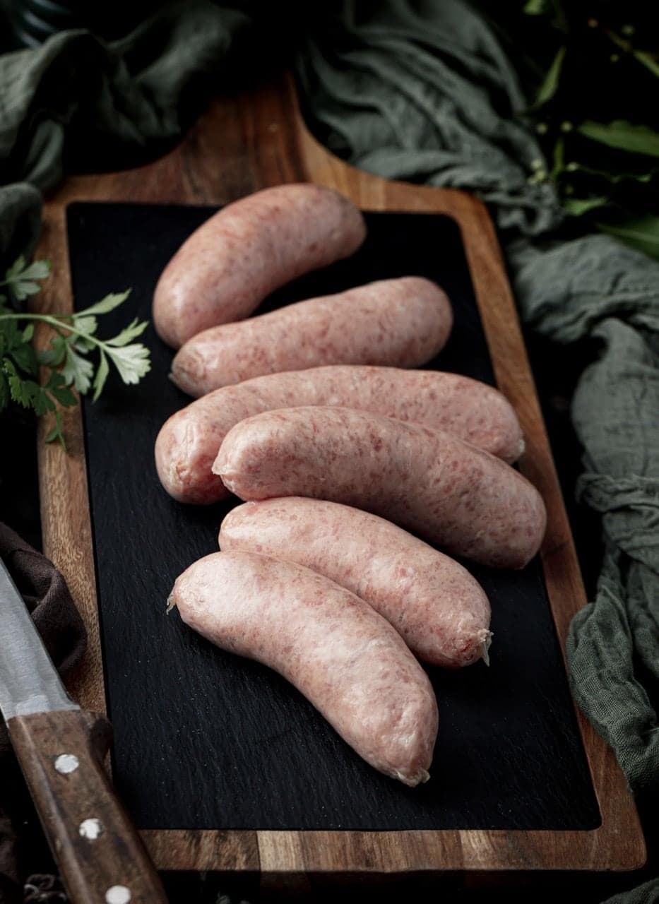 6 Chicken & Chorizo Sausages Veyseys Butchers